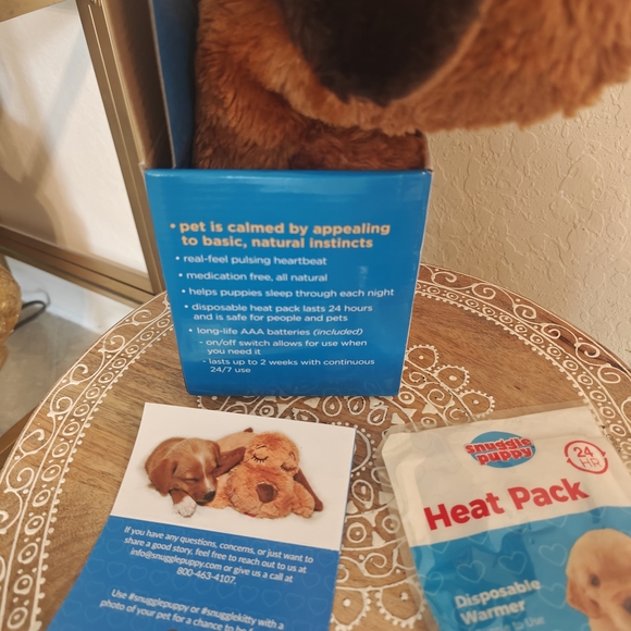 SmartPetLove Snuggle Puppy Heartbeat Stuffed Toy Pet Anxiety Relief - Picture 5 of 6